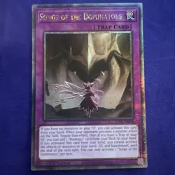 Yugioh Songs Of The Dominators ALIN-EN078 1st Ed Quarter Century Secret Rare NM - Image 2