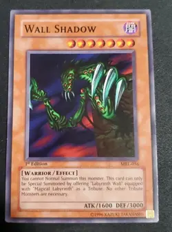 Wall Shadow - MRL-056 - Common - 1st Edition NM Yugioh Magic Ruler - MRL - Image 1