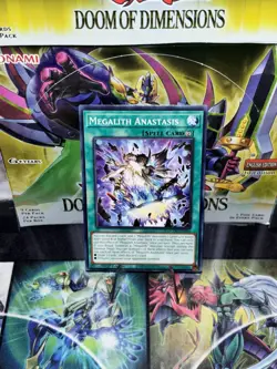 Yugioh! Megalith Anastasis DOOD-EN066 COMMON Doom of Dimensions PREORDER - Image 1