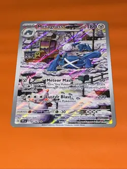 Metagross 178/162 Temporal Forces:Sv05 Full Art Holo Pokemon Card - Image 3