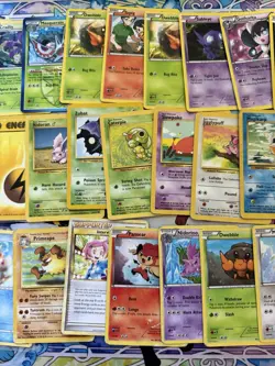 Bulk Lot Of Vintage Black & White Pokemon Cards Includes Holo & Reverse - LP-HP - Image 3