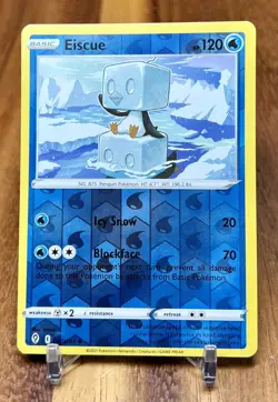 Eiscue 047/203 Reverse Holo Evolving Skies Pokemon Card NM - Image 1