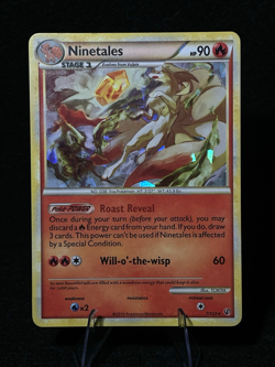 Pokemon Ninetales 007/123 Cracked Ice Blister Exclusives Holo LP/NM TCG Card - Image 1