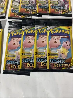 Pokemon Sun and Moon - Cosmic Eclipse 3 Card Mini Booster Packs x14, Tag Team - Image 5