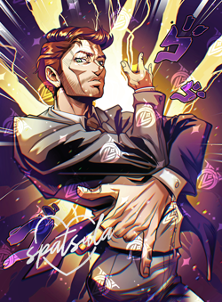 VCard Awakened Worlds: First Edition - CDawG Box Topper Artist Card - Image 1