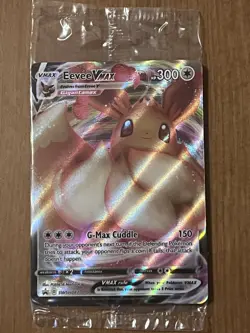 Sealed Eevee VMAX SWSH087 Sword & Shield Promo Card Holo Near Mint - Image 1