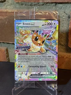 Eevee ex 075/131 Sealed Stamped Promo Card Prismatic Evolutions Pokemon TCG - Image 1