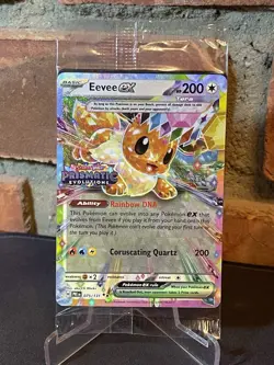 Eevee ex 075/131 Sealed Stamped Promo Card Prismatic Evolutions Pokemon TCG - Image 2