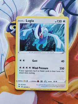 2020 Lugia Holo Rare 132/185 Vivid Voltage Pokemon Card NM-MT - Image 1