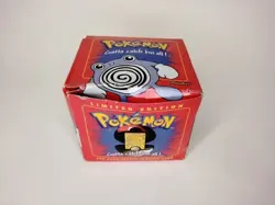 Burger King 1999 Pokemon Poliwhirl 23k Gold Plated Card Pokeball Sealed - Image 1