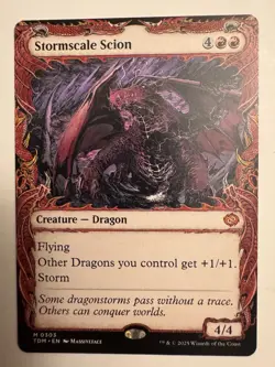 Stormscale Scion Showcase Mythic MtG Card TDM 303 - Image 1