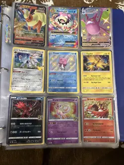 Binder Full Of Pokemon Cards HOLOS RARES uncommons Commons 200+ Cards - Image 1