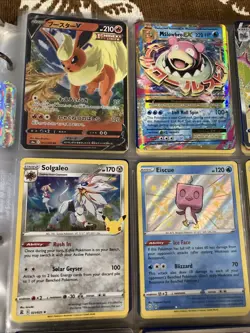 Binder Full Of Pokemon Cards HOLOS RARES uncommons Commons 200+ Cards - Image 2