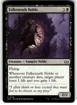 Falkenrath Noble Commander: Duskmourn: House of Horror Regular MTG - Image 1