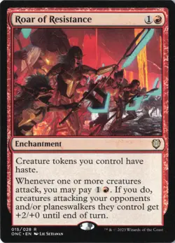 Roar of Resistance R Commander: Phyrexia: All Will Be One 15 NM - Image 1
