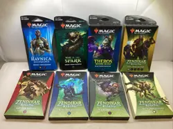 Magic The Gathering THEME BOOSTERS LOT- X8 mixed theme boosters in box CM8122 - Image 1