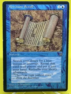 Merchant Scroll - Homelands - Magic the Gathering - MTG - Image 1