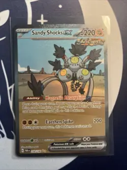 Pokemon TCG Sandy Shocks EX Paradox Rift 250/182 Holo Special Illustration Rare - Image 1