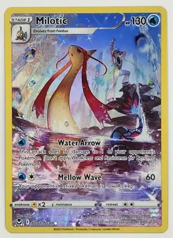 2022 Pokemon TCG - Silver Tempest Trainer Gallery - Milotic TG02/TG30 Full Art - Image 1