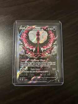 Pokemon TCG Galarian Moltres v Alt Art SWSH Chilling Reign 177/198 NM Beautiful - Image 4