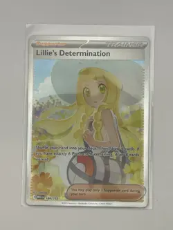 Lillie's Determination SIR 184/132 - Mega Evolutions Pokemon - Image 1
