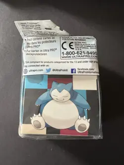 Pokemon 2017 Ultra Pro Snorlax Deck Box New Sealed - Image 3