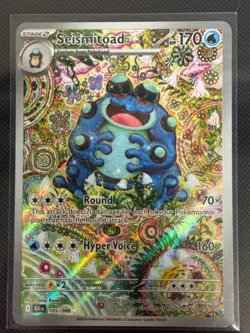 Seismitoad 105/086 - Illustration Rare - Shinji Kanda - SV: Black Bolt - Pokemon - Image 1
