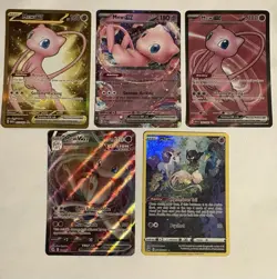 Pokemon TCG Mew Lot of 5 Scarlet & Violet 151, Crown Zenith And Fusion Strike - Image 1