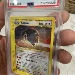 Pokemon TCG Golem Crystal Skyridge Holo #148/144 PSA 8 - Image 3