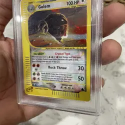 Pokemon TCG Golem Crystal Skyridge Holo #148/144 PSA 8 - Image 4
