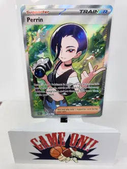 Pokemon Perrin 209/167 Twilight Masquerade Ultra Rare Full Art LP sc - Image 1