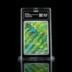 TAG 8.5 NM MT Bulbasaur 2023 Pokemon Pokemon Scarlet & Violet #166 - Image 1
