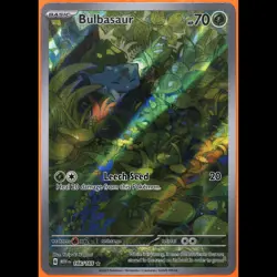 TAG 8.5 NM MT Bulbasaur 2023 Pokemon Pokemon Scarlet & Violet #166 - Image 3