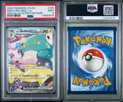 2025 POKEMON JTG EN-JOURNEY TOGETHER SIR #183 IONO'S BELLIBOLT EX PSA 9 - Image 2