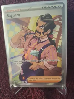 Pokemon S&V Paldea Evolved Saguaro Full Art 255/193 Ultra Rare- NM - Image 1
