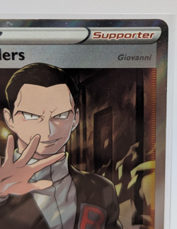 Pokemon TCG Boss's Orders Giovanni Full Art Rebel Clash 189/192 Ultra Rare - Image 3