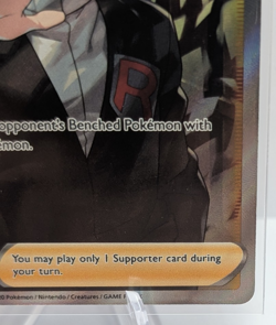 Pokemon TCG Boss's Orders Giovanni Full Art Rebel Clash 189/192 Ultra Rare - Image 4