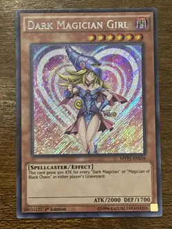 Yu-Gi-Oh! TCG Dark Magician Girl MVP1-ENS56 1st Edition Secret Rare VLP - Image 1