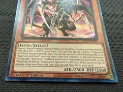 Regenesis Archfiend ALIN-EN016 1st Edition Secret Rare Yu-Gi-Oh! - Image 2