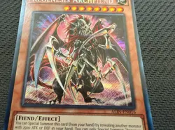 Regenesis Archfiend ALIN-EN016 1st Edition Secret Rare Yu-Gi-Oh! - Image 3