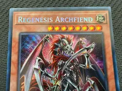 Regenesis Archfiend ALIN-EN016 1st Edition Secret Rare Yu-Gi-Oh! - Image 4