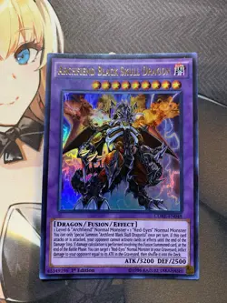 Archfiend Black Skull Dragon - Clash of Rebellions - CORE-EN048 - LP 1st Ed - Image 1