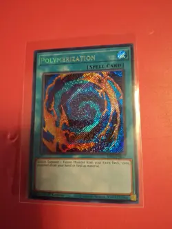 *** POLYMERIZATION *** 1ST EDITION SECRET RARE RA02-EN047 (NM) YUGIOH! - Image 1