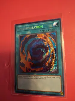 *** POLYMERIZATION *** 1ST EDITION SECRET RARE RA02-EN047 (NM) YUGIOH! - Image 2