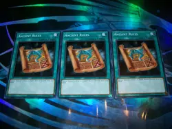 3x Ancient Rules Unlimited Edition Common LDK2-ENK27 Yu-Gi-Oh! - Image 1