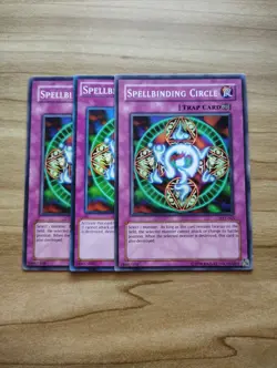 Yu-Gi-Oh! - SpellBinding Circle 3X - Full Playset - Image 1
