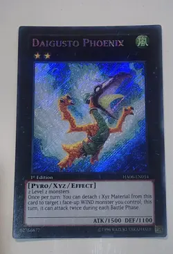 Yu-Gi-Oh! Daigusto Phoenix HA06-EN054 Secret Rare 1st Edition - Image 2