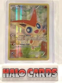 PACK FRESH Pokemon Card TCG Victini Black Star Promos XY117 Holo Q - Image 1