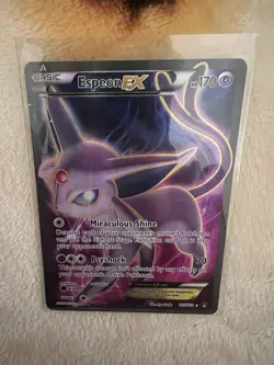 Pokemon Espeon EX Holo Full Art Ultra Rare Card 117/122 - Image 1