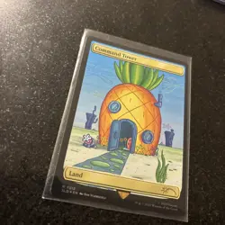 NM Command Tower 7012 Rainbow Foil MTG x SpongeBob Secret Lair Rare Bonus Card - Image 2
